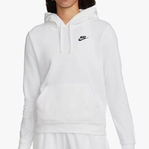 Nike Club FleeceWhite Hoodie